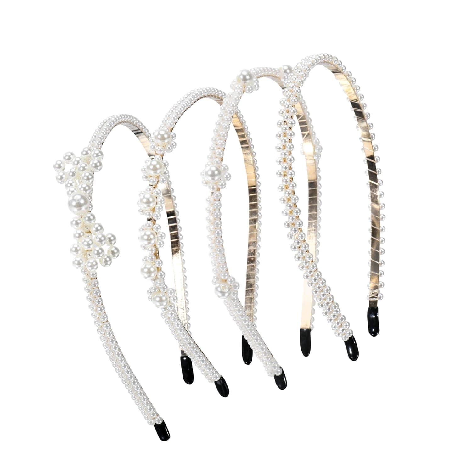 Sluxa Pearl Headbands For Women ，Pearl Hair Accessories, Fashion Headbands for Women Pearl.