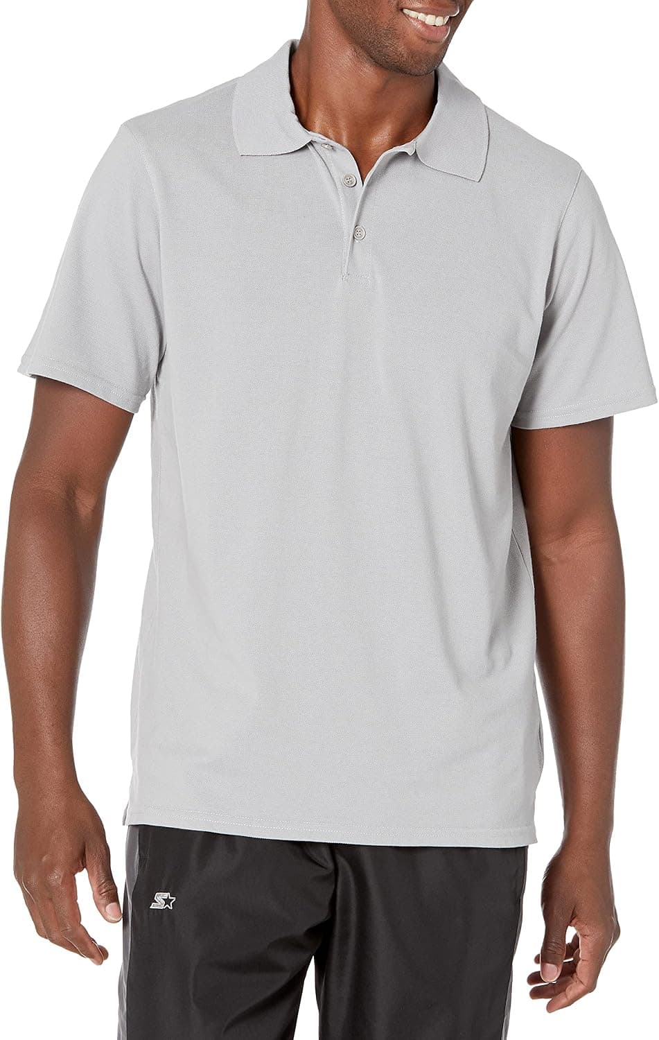Starter Men's Short Sleeve Performance Pique Polo, Amazon Exclusive