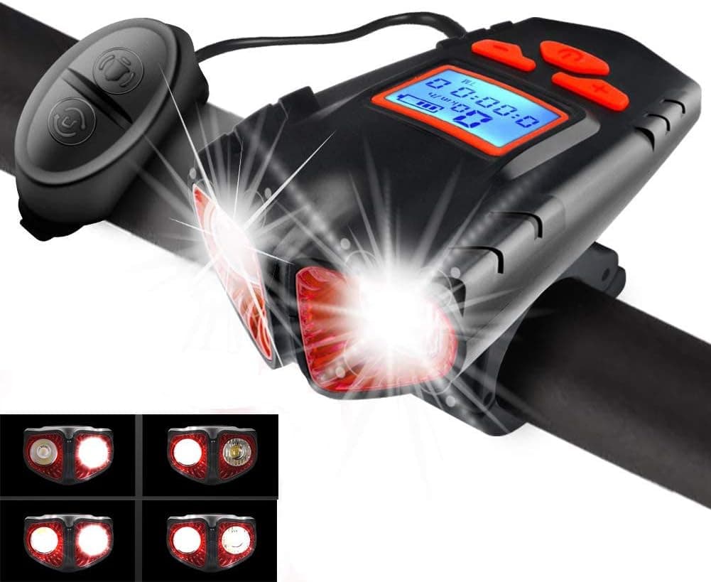LED Bike Light,USB Rechargeable LED Front Light,800 Lumens MTB Road Commuter,Water Resistant Bicycle Headlight,Easy to Install Cycling Safety Fits Kinds of Bicycles