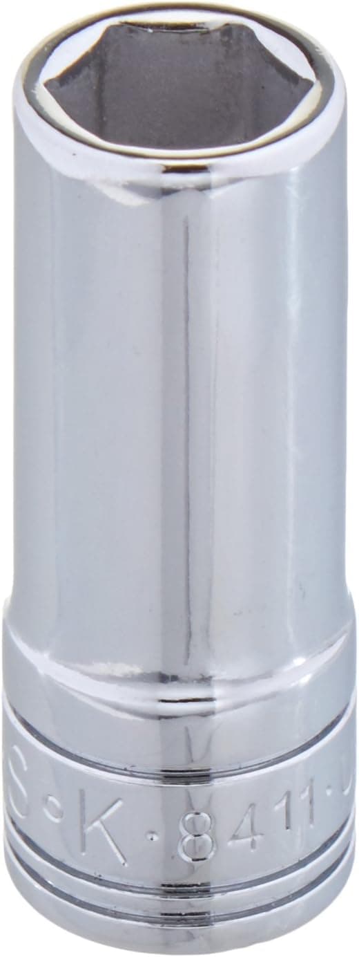 SK Tools USA 3/8-Inch Drive - 11MM - Deep 6-Point Chrome Socket - 8411