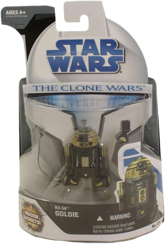 Star Wars Clone Wars Animated Action Figure No. 23 R3-SG Goldie