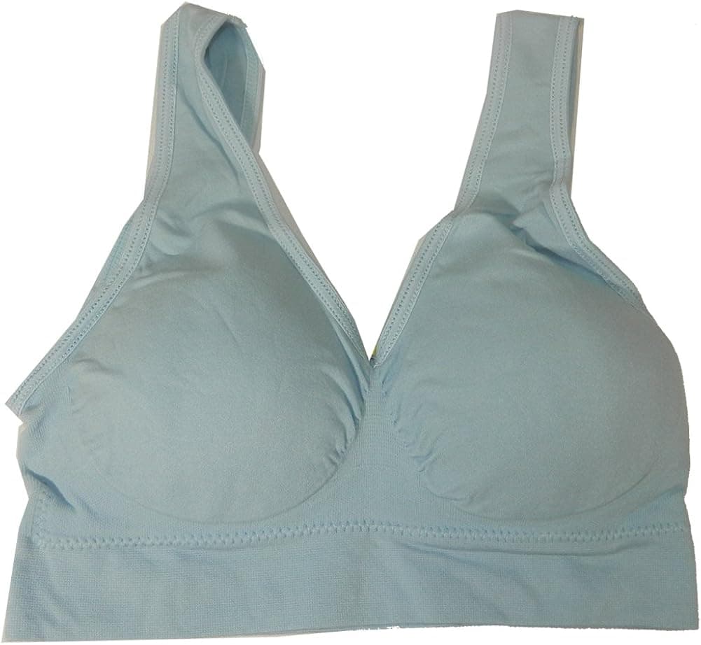 Coobie Women`s Comfort Bra,9060,Large,Sterling Blue