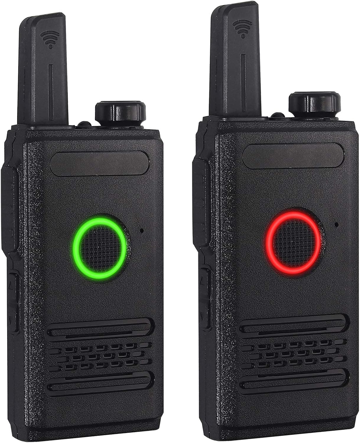 CAMWAY Rechargeable Walkie Talkies Two Way Radio 16 Channel UHF USB Charging Mini for Adults Long Range Radios Power Save Mode/Low Power Alarm/LED Flashlight/VOX/PC Programming/Scanning (2 Pack)