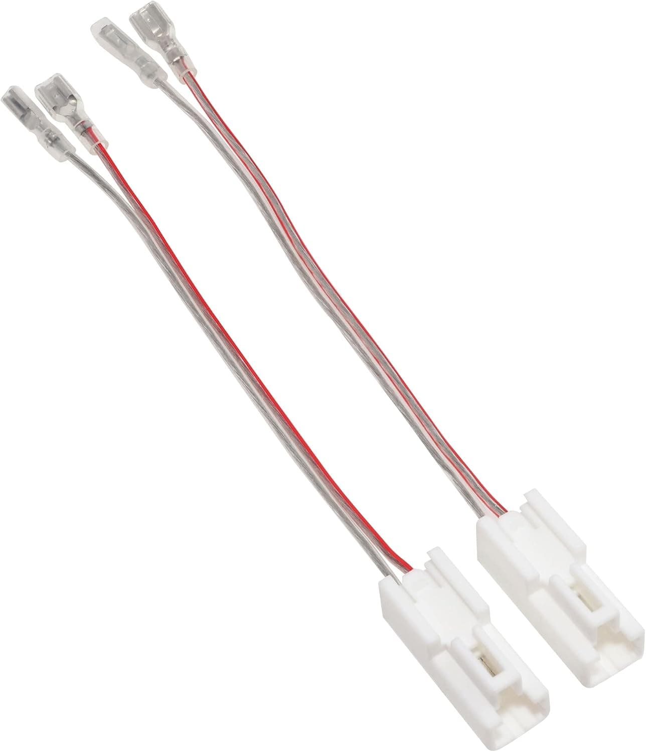 RED WOLF 2 Pin Car Dash Tweeter Speaker Wiring Harness Adapter Compatible with Toyota Tacoma 2021-2023, Highlander Hybrid 2008-2017 for Aftermarket JBL Dash Tweeters Audio Wire Cable Plug Connector