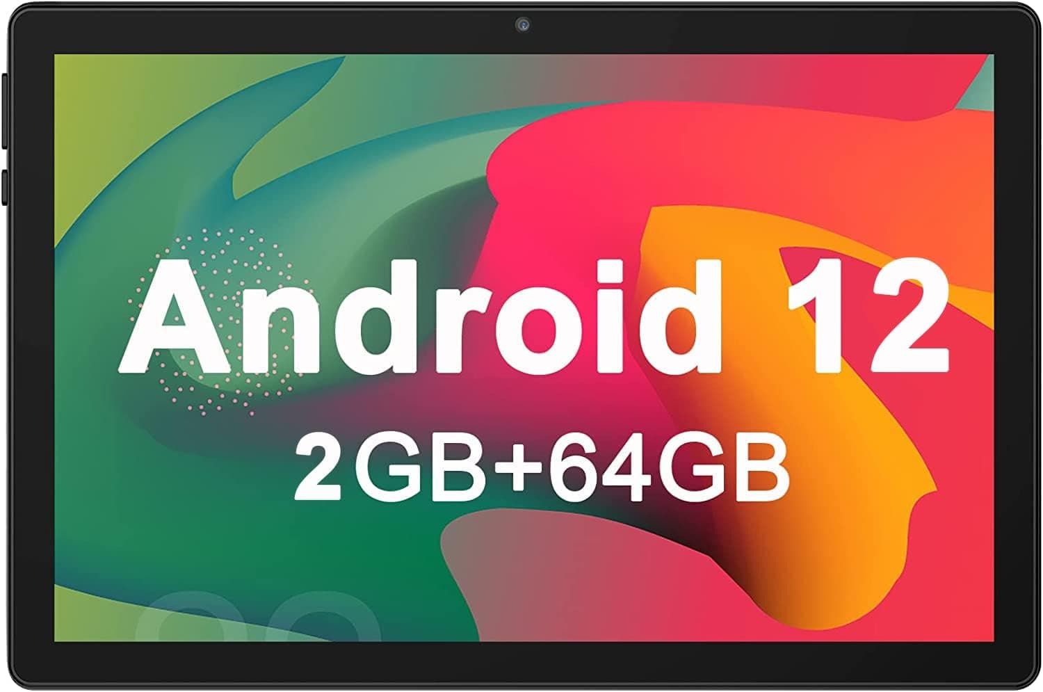 Android 12.0 Tablet, 10 inch 2GB RAM 64GB ROM, 512GB Expand, Tablet with Dual Camera, WiFi, Bluetooth, HD Touch Screen, Google GMS Certified