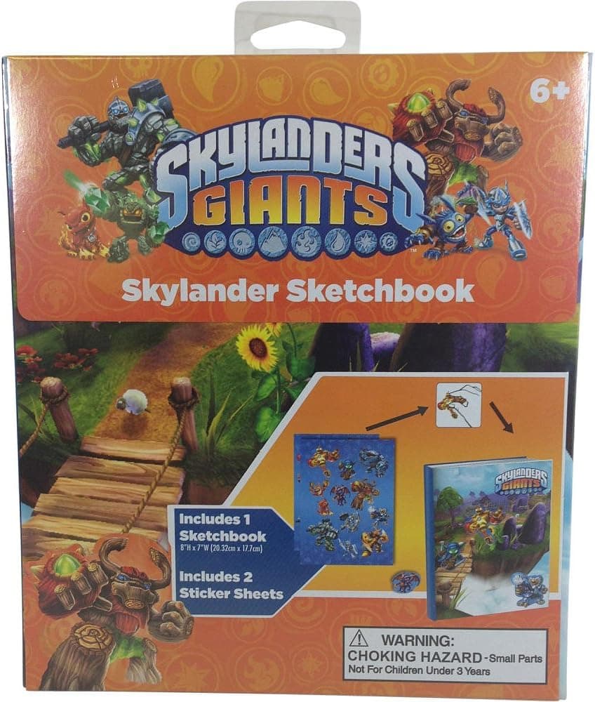 Skylanders Giants Sticker Sketchbook by MZB Imagination