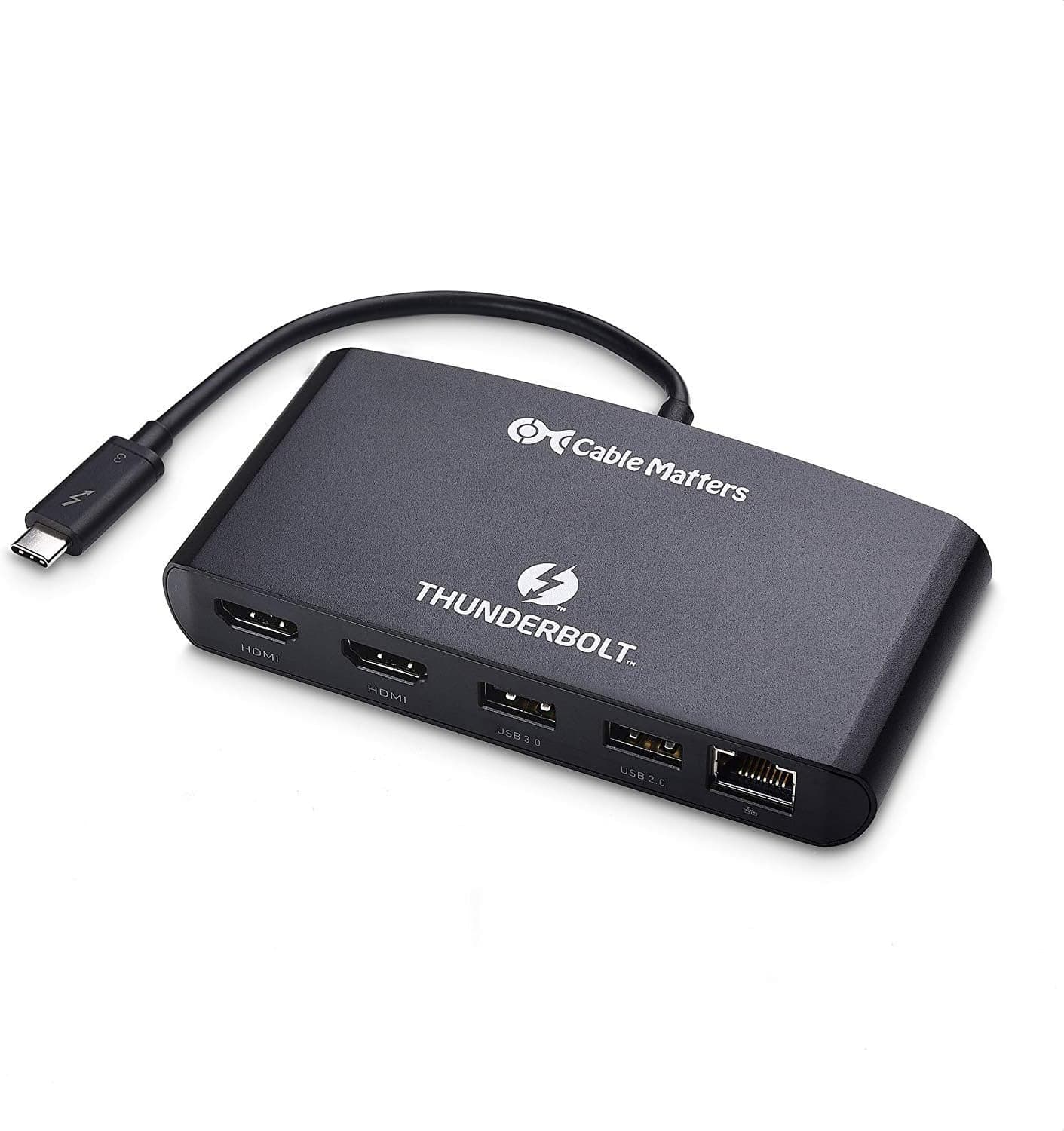 Cable Matters Dual HDMI Thunderbolt 3 Dock Adapter (Manufacturer Discontinued)