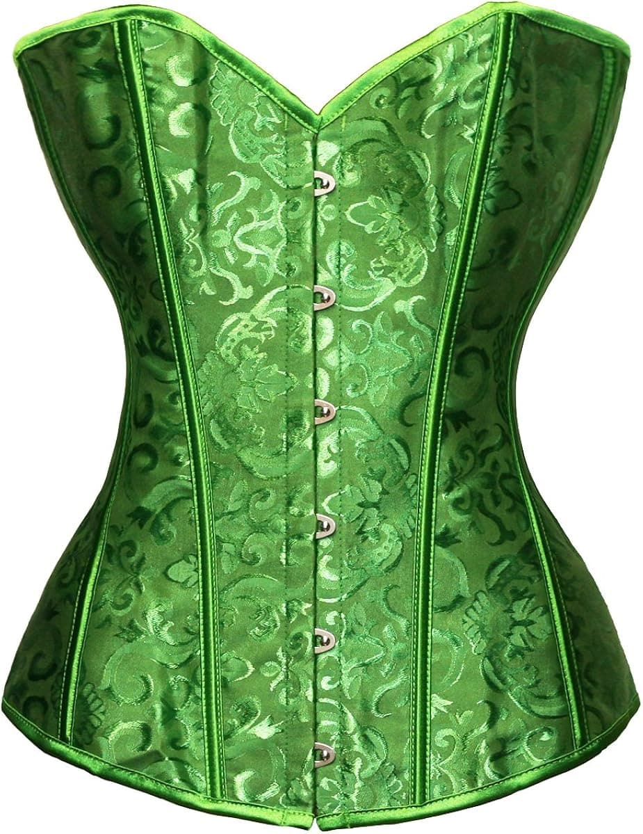 Bslingerie Womens Waist Cincher Bustier Boned Corset