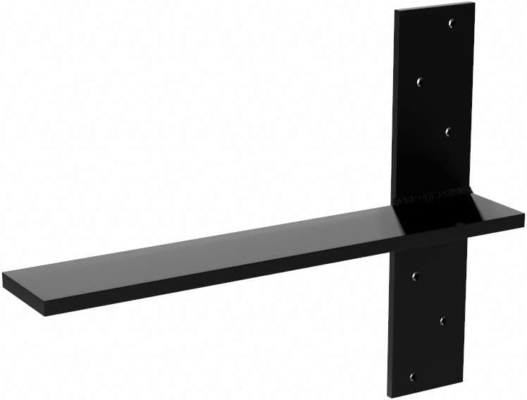 Solid Heavy Duty Steel Free Hanging Shelf Bracket, 1 Count, 14 inch Universal, DIY Projects, Made with American Steel by The Original Granite Bracket