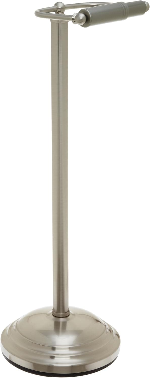 Taymor Satin Nickel Pedestal Toilet Tissue Holder