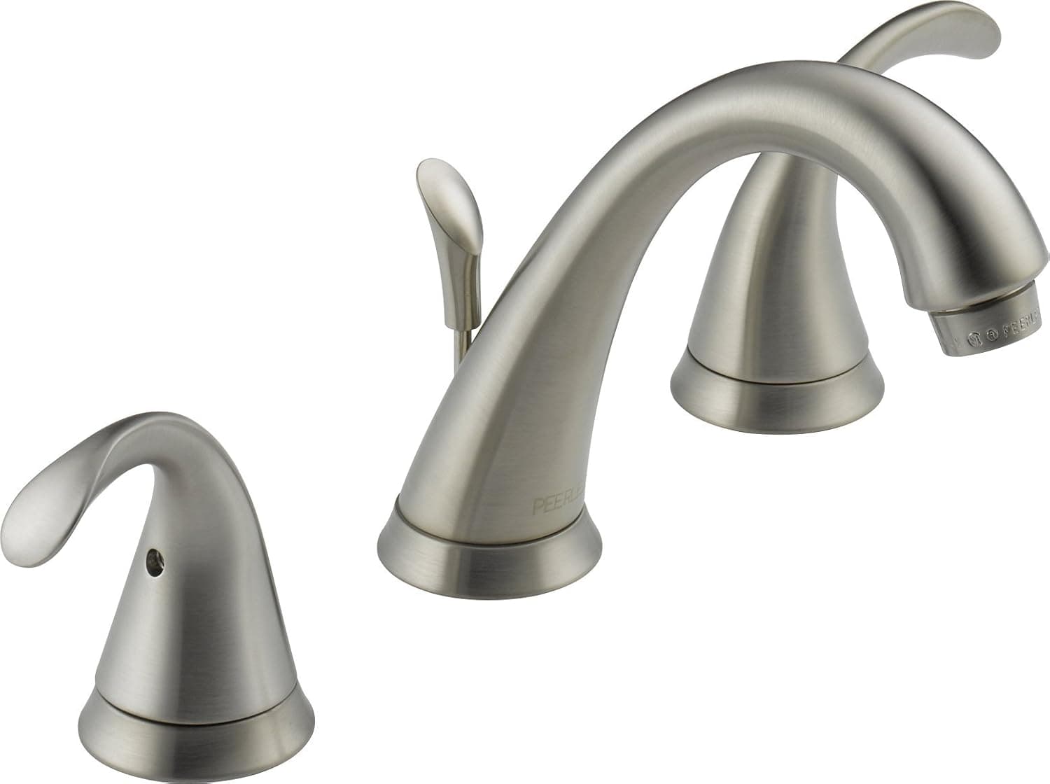 Peerless P99191LF-BN Apex Two Handle Widespread Bathroom Faucet, Brushed Nickel