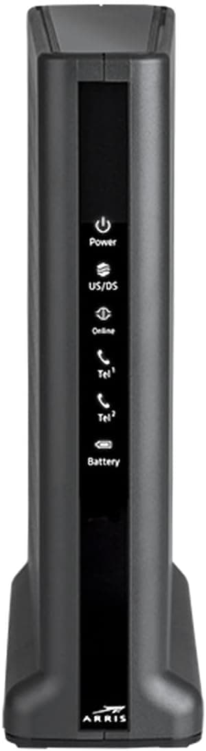 Arris TM3402 32x8/2x2 DOCSIS 3.1 Telephony Cable Modem with 2 Voice Ports TM3402A (Not Wireless)