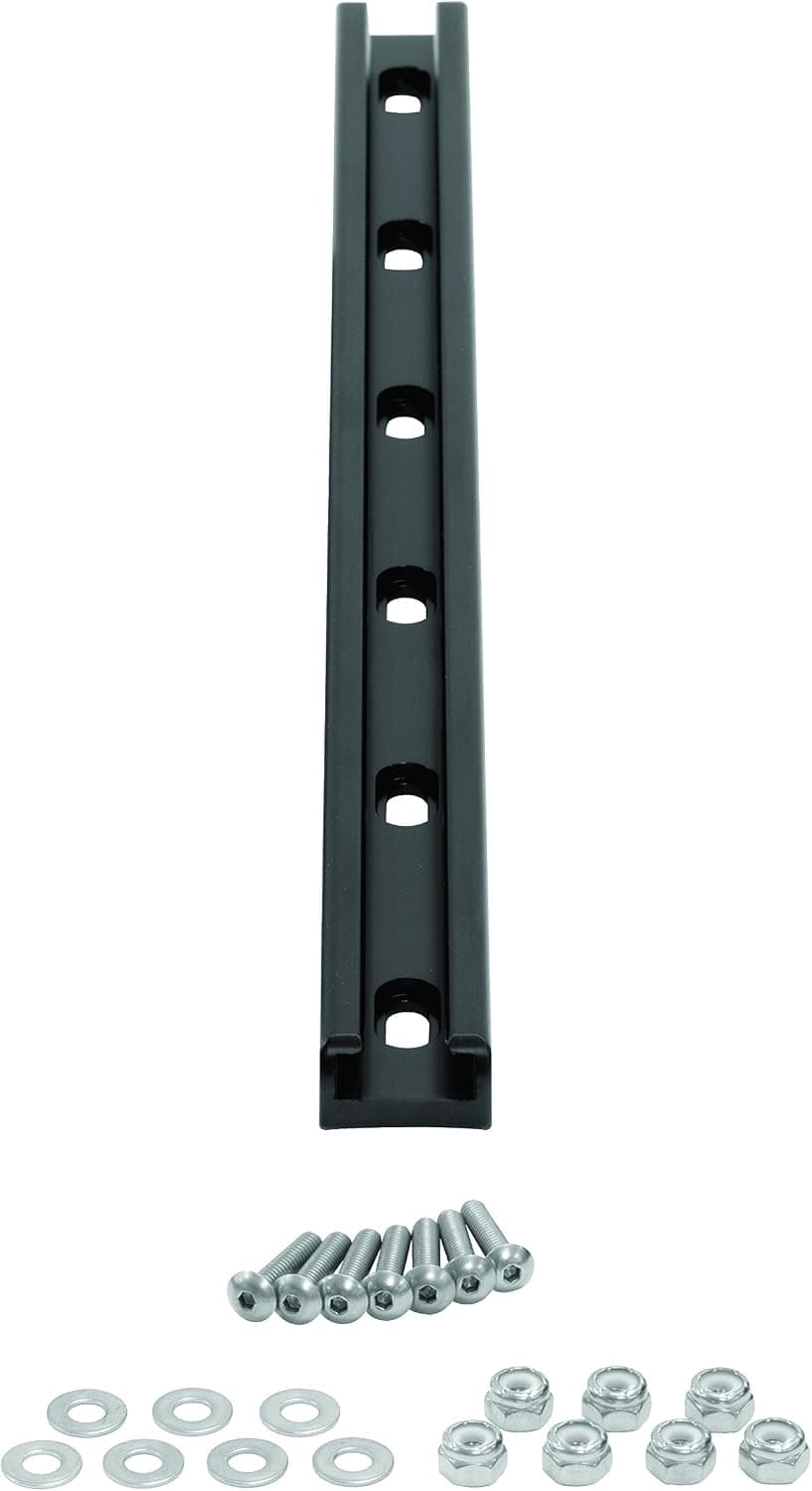 Wilderness Systems SlideTrax Rail 12" - for Mounting Kayak Accessories, Black (Model: 8070075)