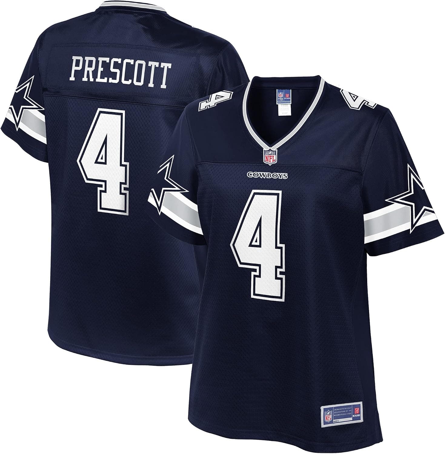 NFL PRO LINE Women's Dak Prescott Navy Dallas Cowboys Player Team Jersey
