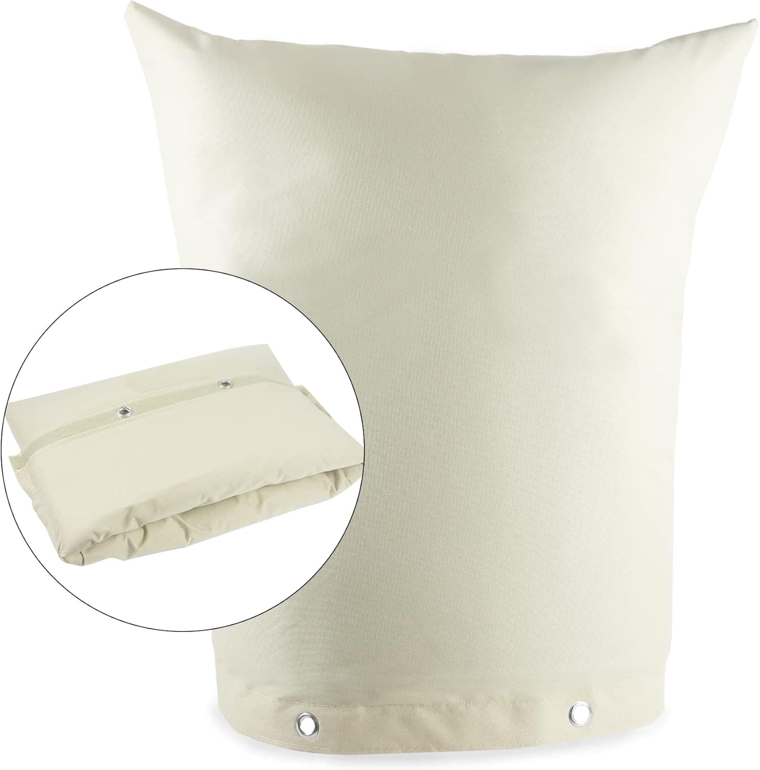 Pipe Insulation Backflow Valve Preventer Cover - Insulated Pouch Irrigation Backflow Freeze Protection，Sprinkler Valve Covers for Outside，Waterproof Pouch Pipe Warmers for Water Sprinkler Valve Box(M)
