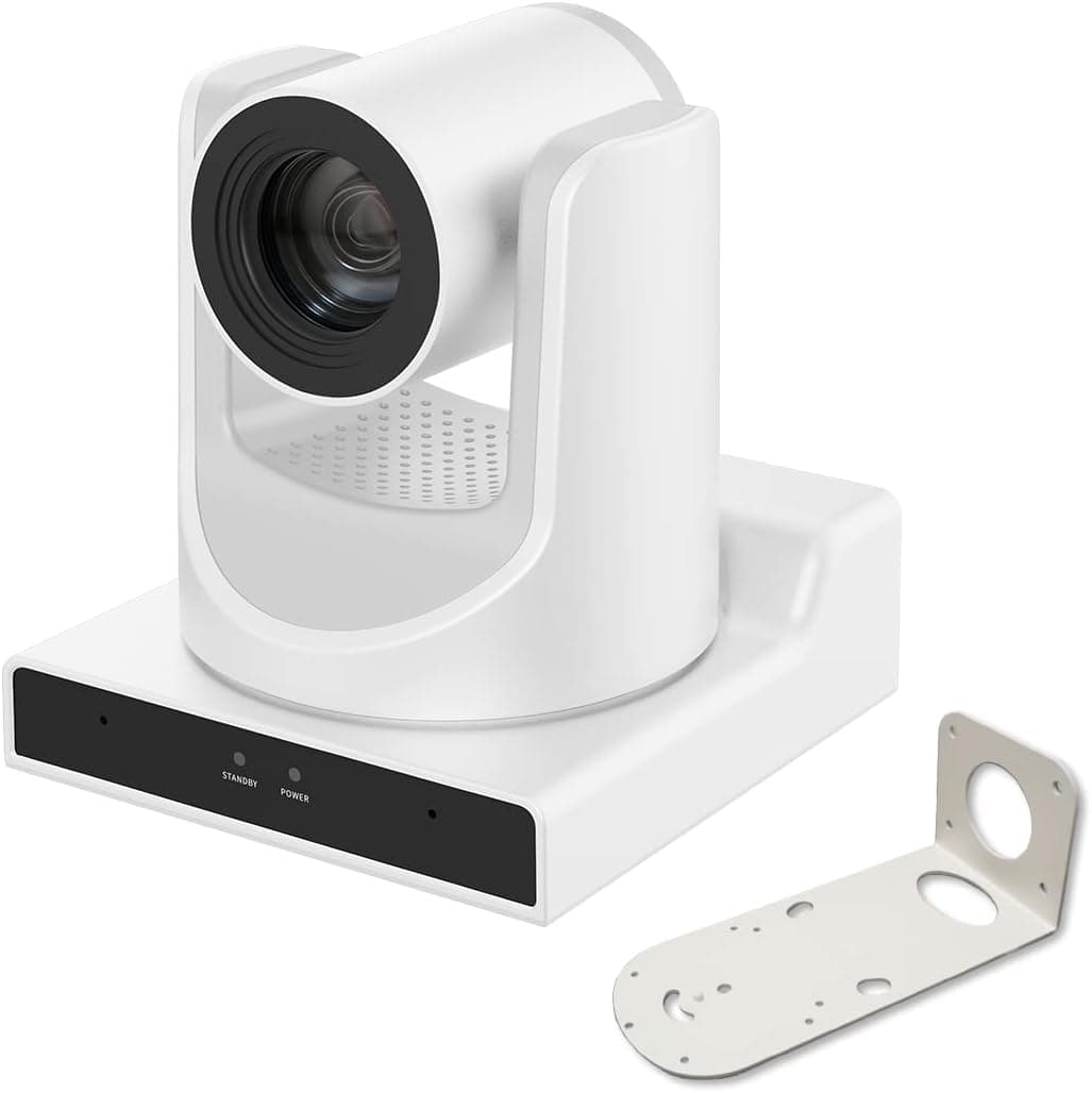 PTZ Camera with 3G-SDI,HDMI and IP Streaming Outputs,30X + 8X Zoom,Broadcast Live Streaming Camera for Conference,Events,Church and School etc (30X-White)