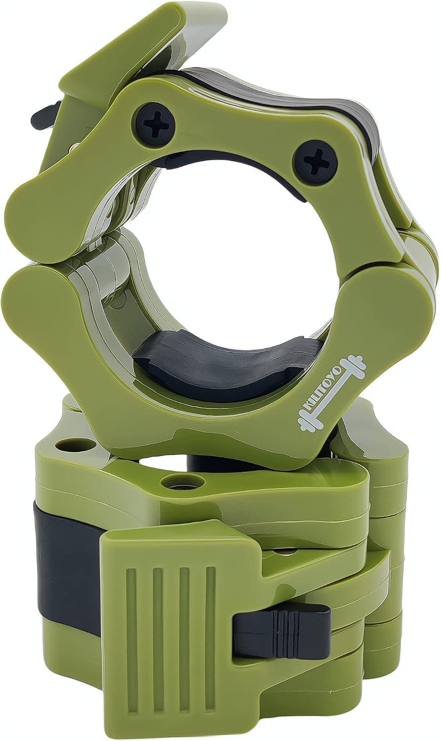 KILITOYO Professional Barbell Clips 2 Inch- Heavy Duty Exercise Collars: Secure, Durable And Easy To Use Barbell Clamps