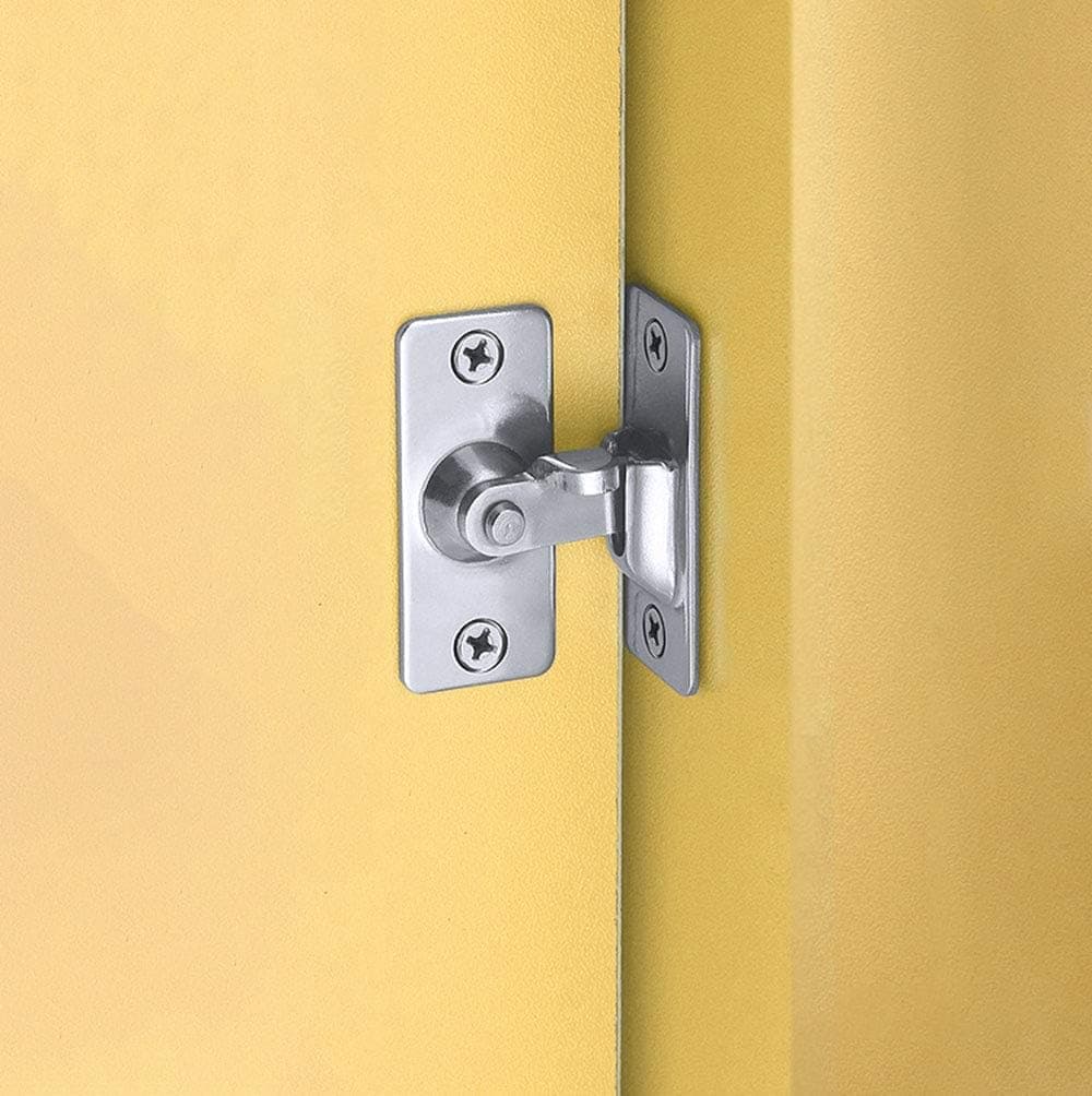 WANLIAN 90 degree right angle door bolt lock, used for door and window sliding lock special door lock(2 pcs)