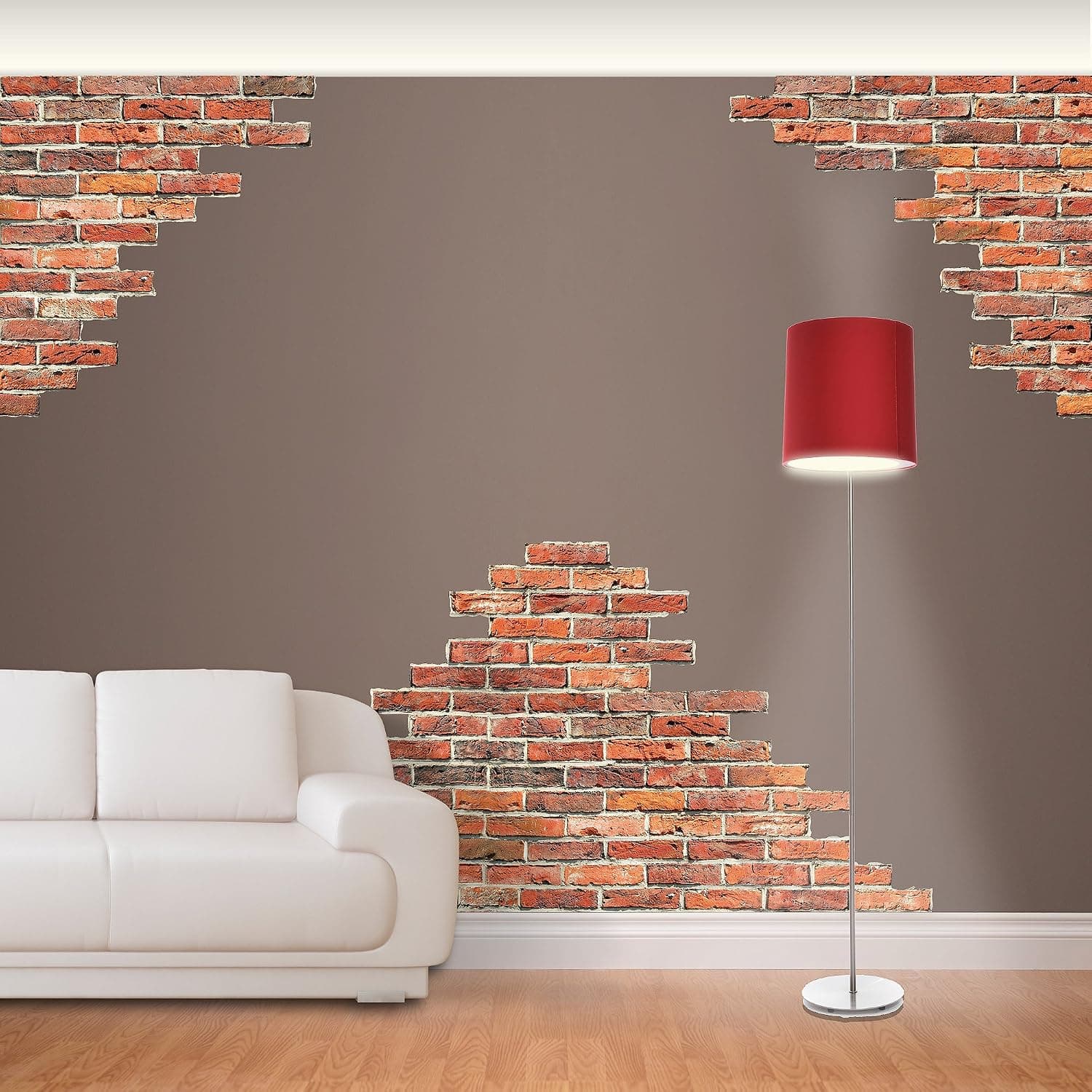 FATHEAD Wall Decal, Real Big, Generic Exposed Brick Horizontal