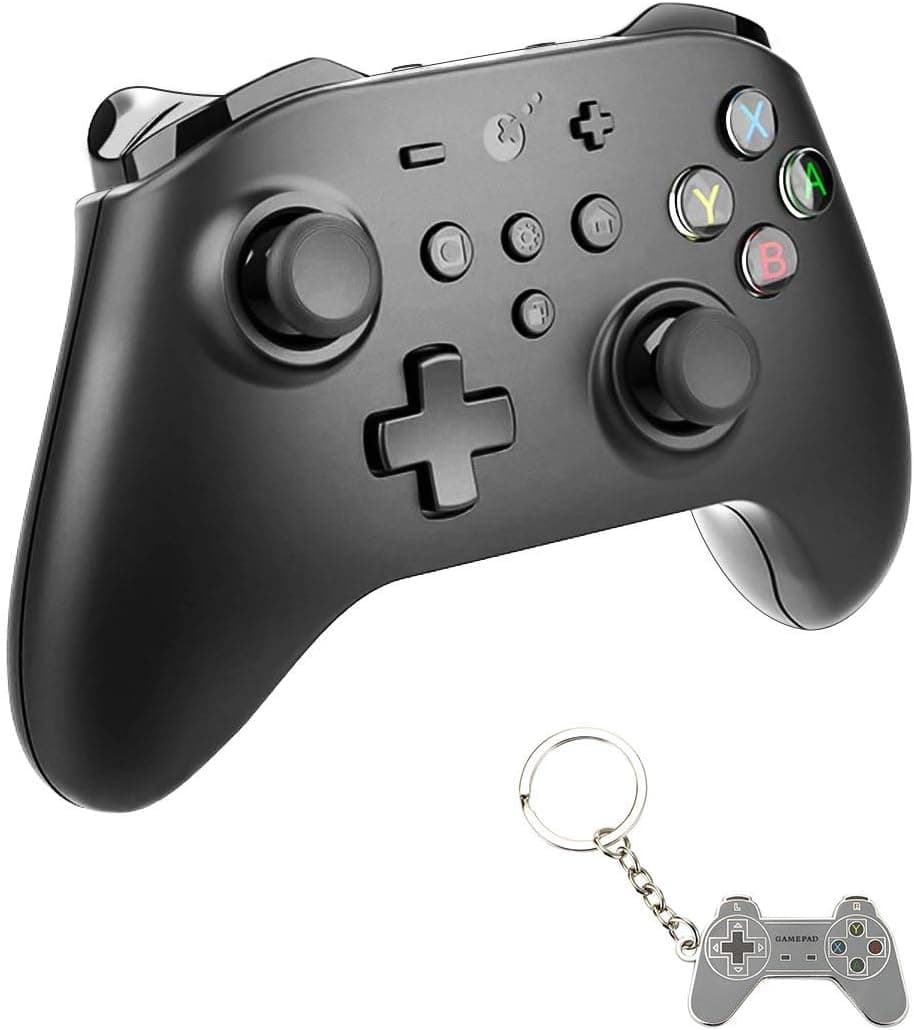 Bluetooth Controller for Nintendo Switch/PC/Android/Steam, Gulikit Kingkong NS08 Gamepad with Joysticks and Rumble Vibration - with USB-C Cable
