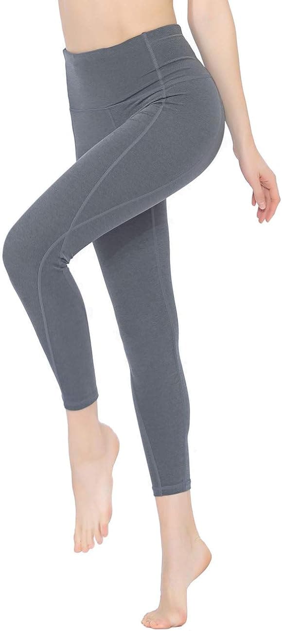 Rocorose Yoga Pants Butt Lifting Leggings Women with Pockets Elastic Pants High Waisted Women's Lined Leggings Stretch Pants