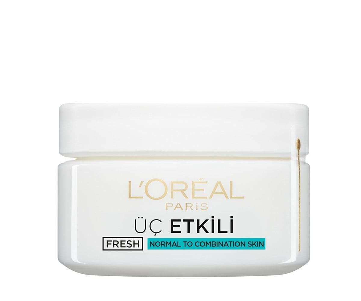 L'Oreal Triple Active Super Hydrating Fresh Gel-Cream for Normal To Combination Skin, 1.7 Ounce