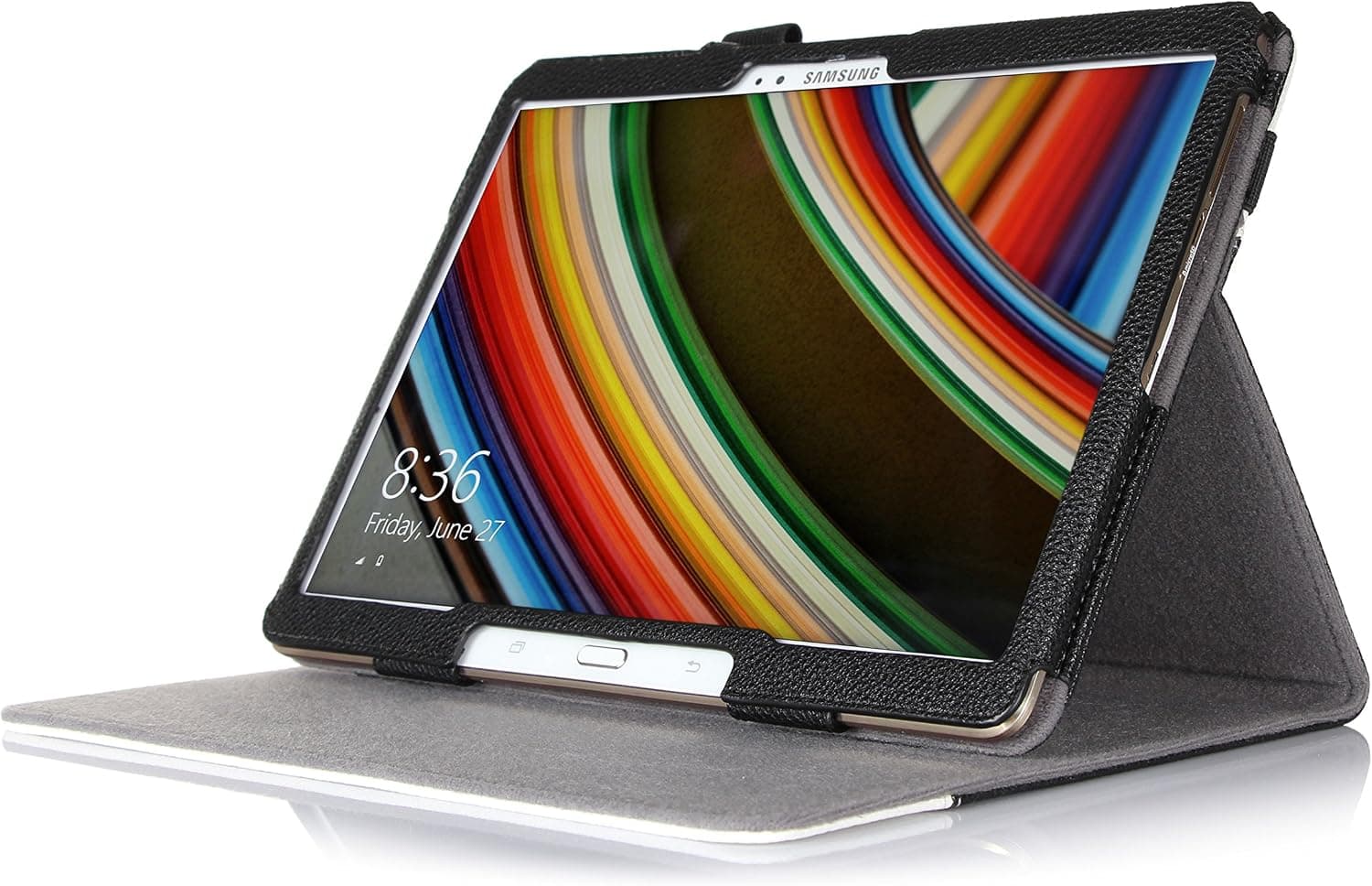 ProCase Galaxy Tab S 10.5 Keyboard Case - Premium Muti-Angle Stand Folio Cover Case with Slim Magnetically Detachable Wireless Keyboard for 10.5 inch Galaxy Tab S (SM-T800)