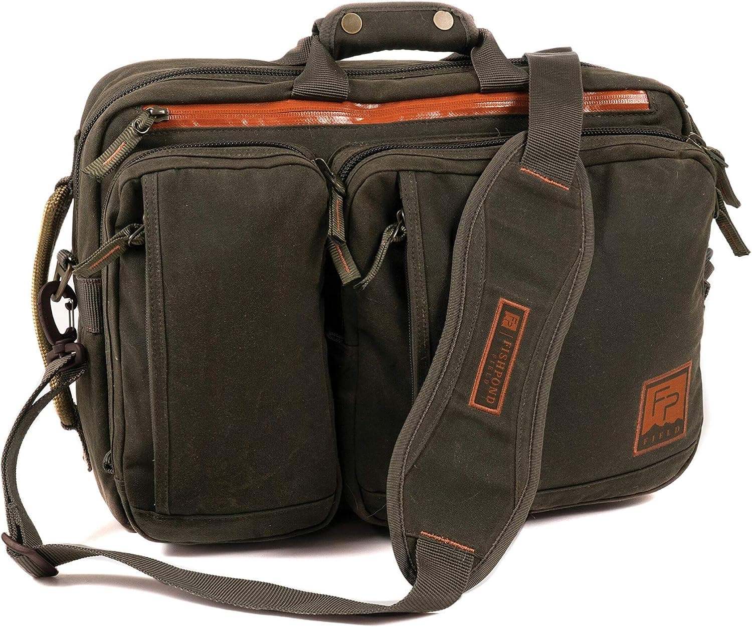 FishPond Boulder Briefcase, Peat Moss
