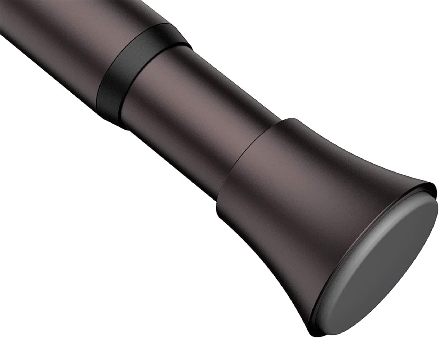 BRIOFOX Shower Curtain Rod, 62-105 inches Never Rust Non Slip shower Rod, Bronze