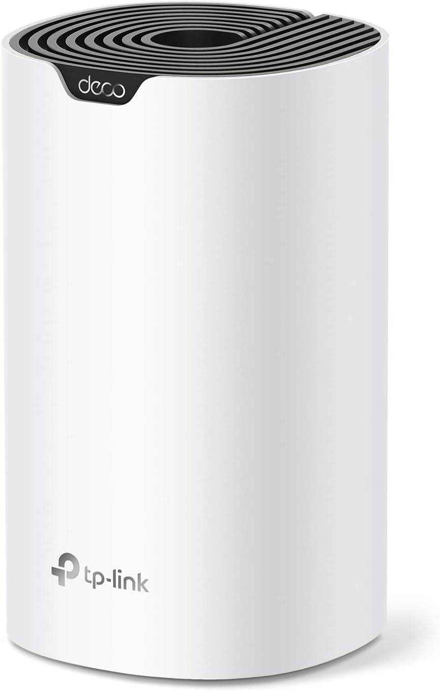 TP-Link Deco Whole Home Mesh WiFi System (Deco S4) – Up to 2,000 Sq.ft. Coverage, WiFi Router/Extender Replacement, Gigabit Ports, 1-Pack