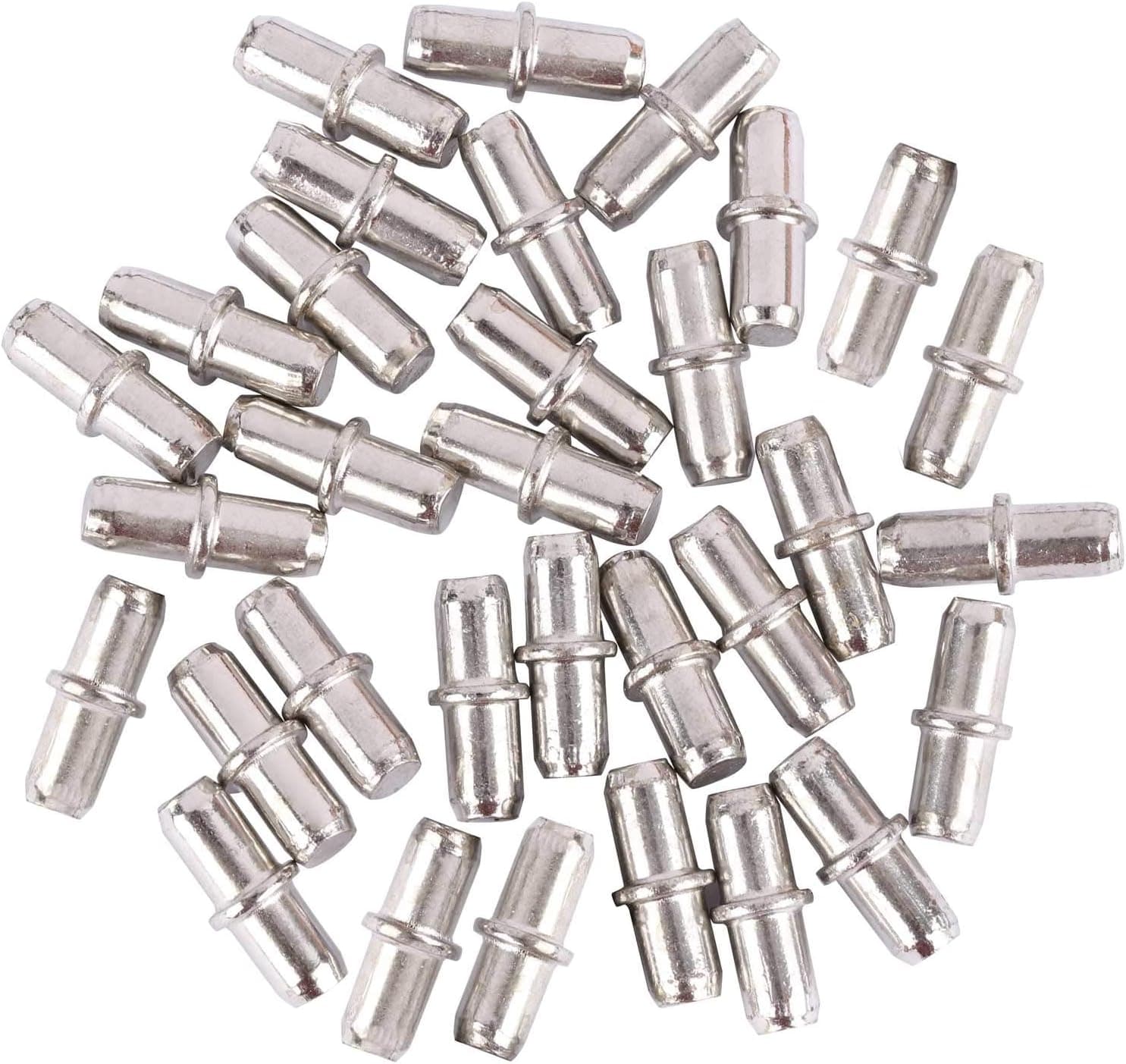 120 Packs Shelf Pins, 5mm Shelf Support Pegs Cabinet Furniture