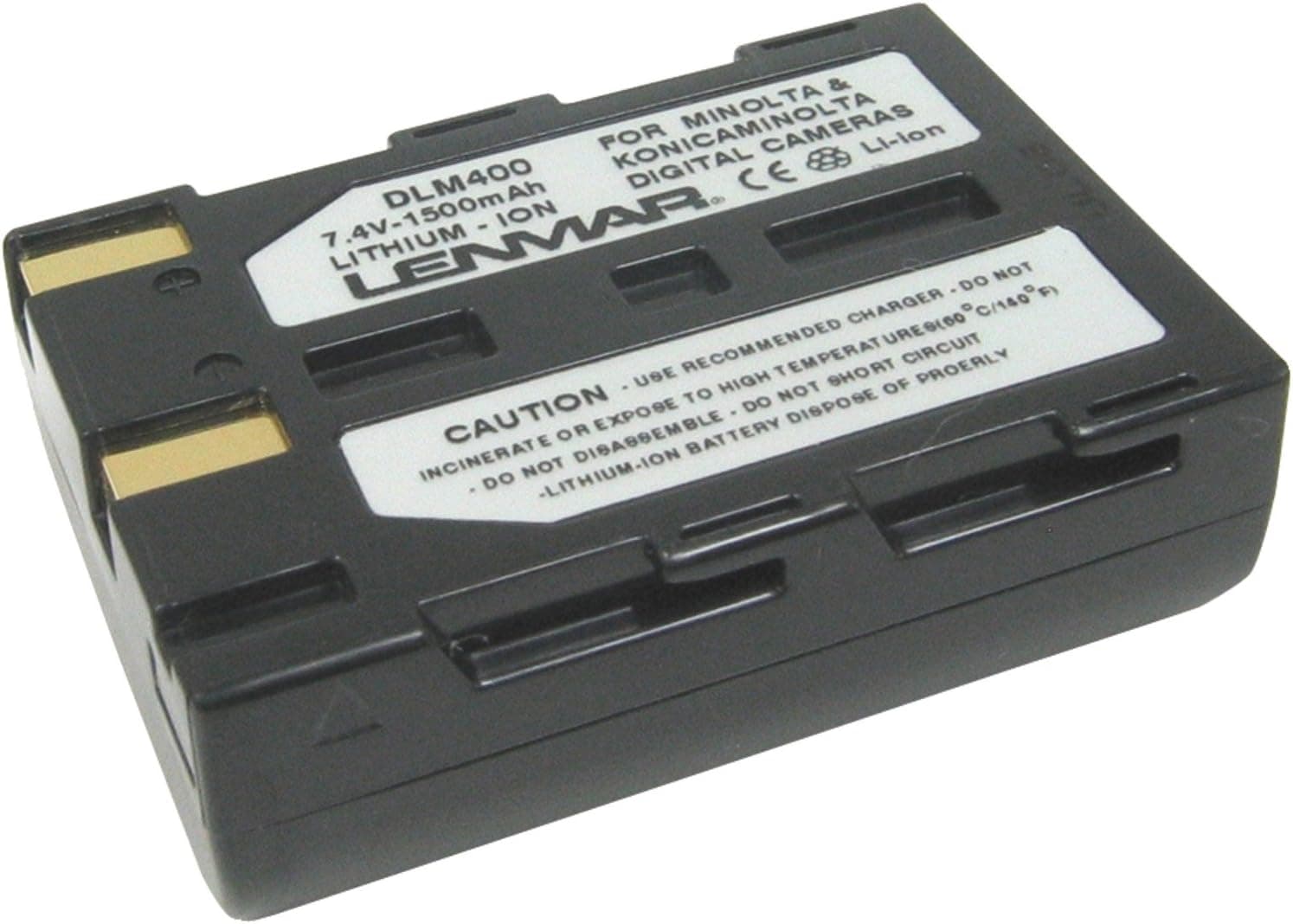 Lenmar Replacement Battery for Konica Minolta Digital A-5 A-7 DiMAGE A1 A2 DYNAX Maxxum 5D 7D Pentax K10D K20D Samsung GX-10 GX-20 Replaces OEM Konica Minolta NP-400 Pentax D-LI50 Samsung SLB-1674