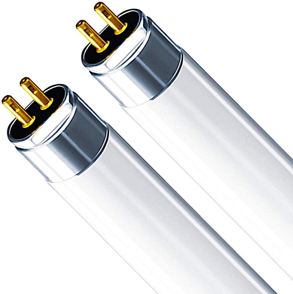 Luxrite F14T5/835 14W 22 Inch T5 Fluorescent Tube Light Bulb, 3500K Natural White, 60W Equivalent, 1140 Lumens, G5 Mini Bi-Pin Base, LR20857, 2-Pack