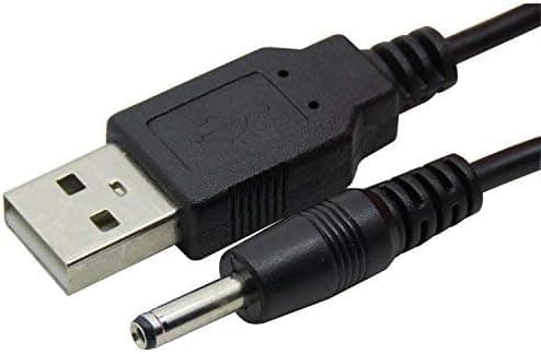 Coomoors USB Type A to 3.5 mm/1.35 mm 5 Volt DC Barrel Jack Power Cable Connector