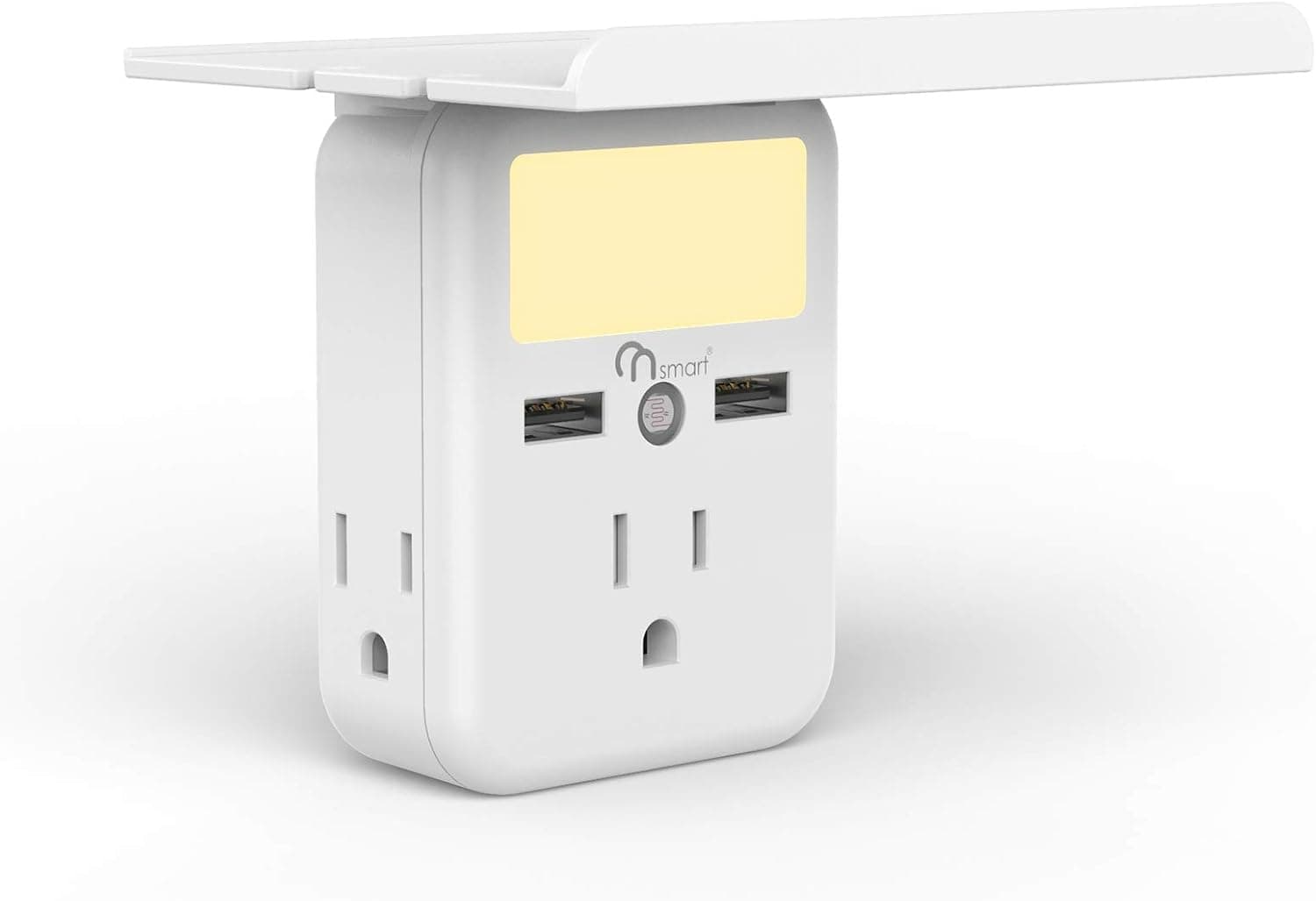 ONSMART 3 Power Outlet Expander with 2 USB Wall Charger