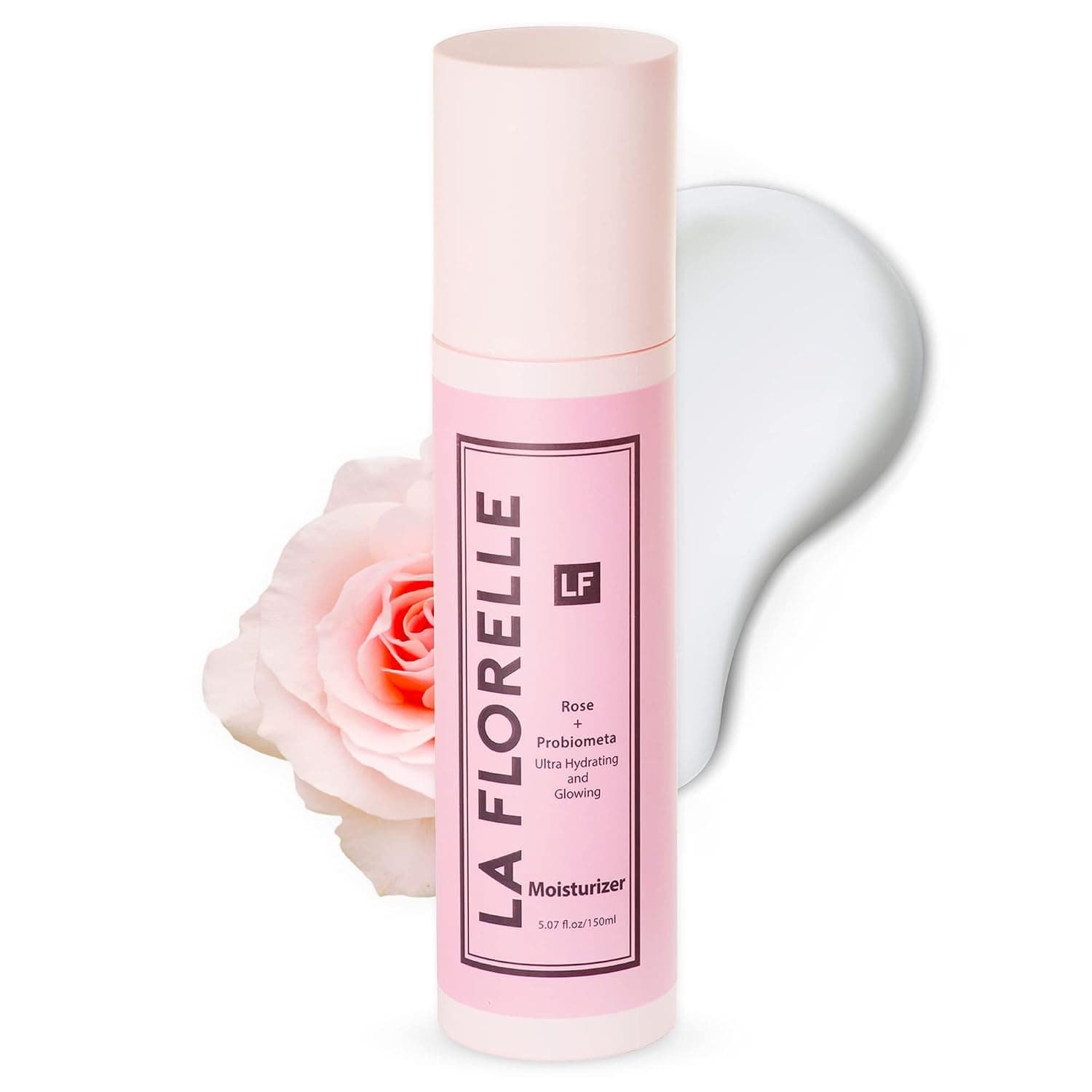 LA FLORELLE Facial Probiotic Anti-Aging Ultra Hydrating Moisturizer for Face: Get a Youthful Glow with Niacinamide & Rose Water - Clean, Vegan & Cruelty-Free Sensitive Skincare
