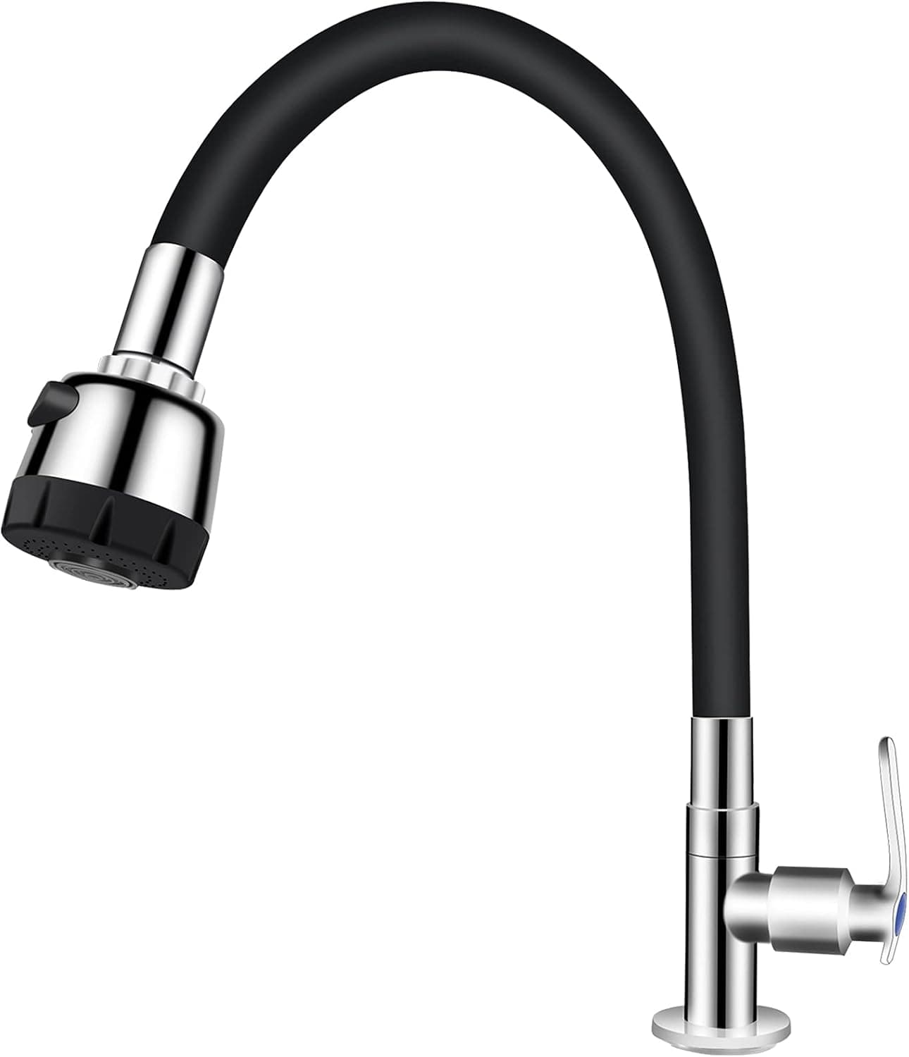 Lifbeier Kitchen Faucets with Flexible Water Pipe Kitchen Sink Faucet Sprayer 360 Degree Rotating Tap Brass Single Handle