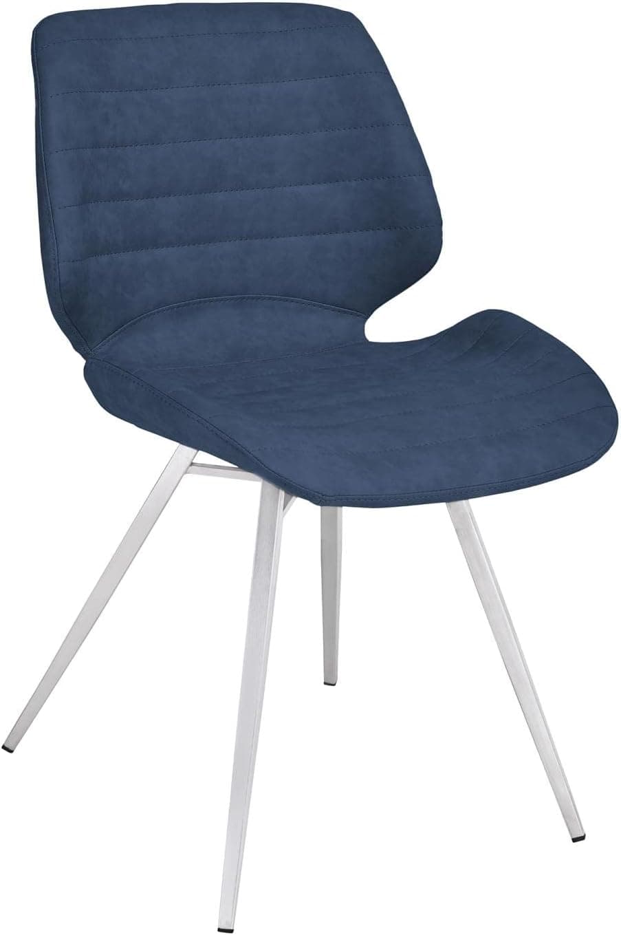 Armen Living Valor, Dining Chair (Set of 2), Vintage Dark Blue