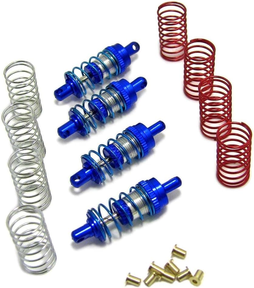 Hot Racing MFD32806 Blue Aluminum 32mm Shock Absorber Set
