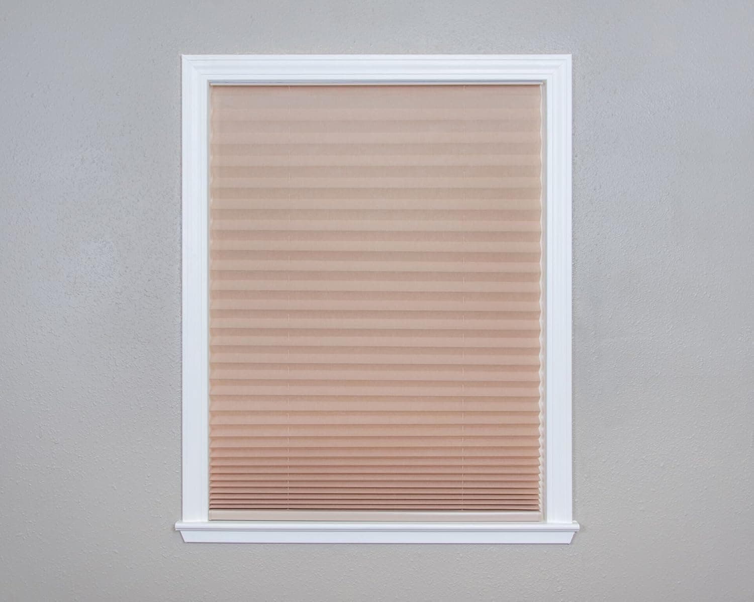 Easy Lift, 48-inch by 64-inch, Trim-at-Home (fits windows 28-inches to 48-inches wide) Cordless Pleated Shade, Light Filtering, Natural