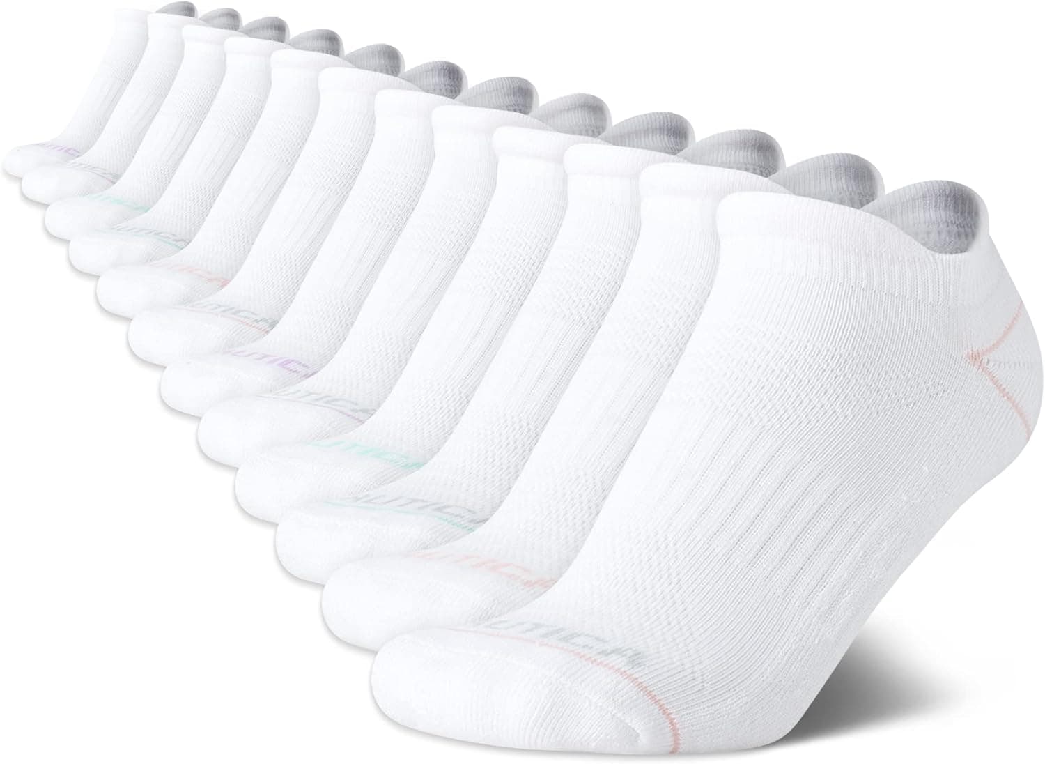 Nautica Women's Athletic Socks - Cushioned Low Cut Ankle Socks (12 Pack)