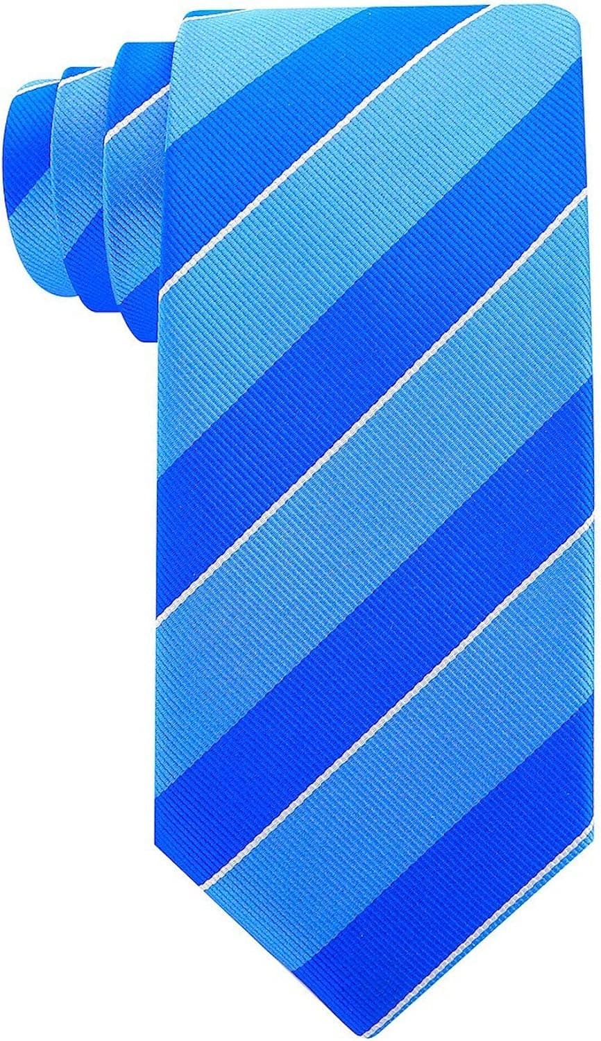 College Striped Ties for Men - Woven Necktie - Mens Ties Neck Tie by Scott Allan