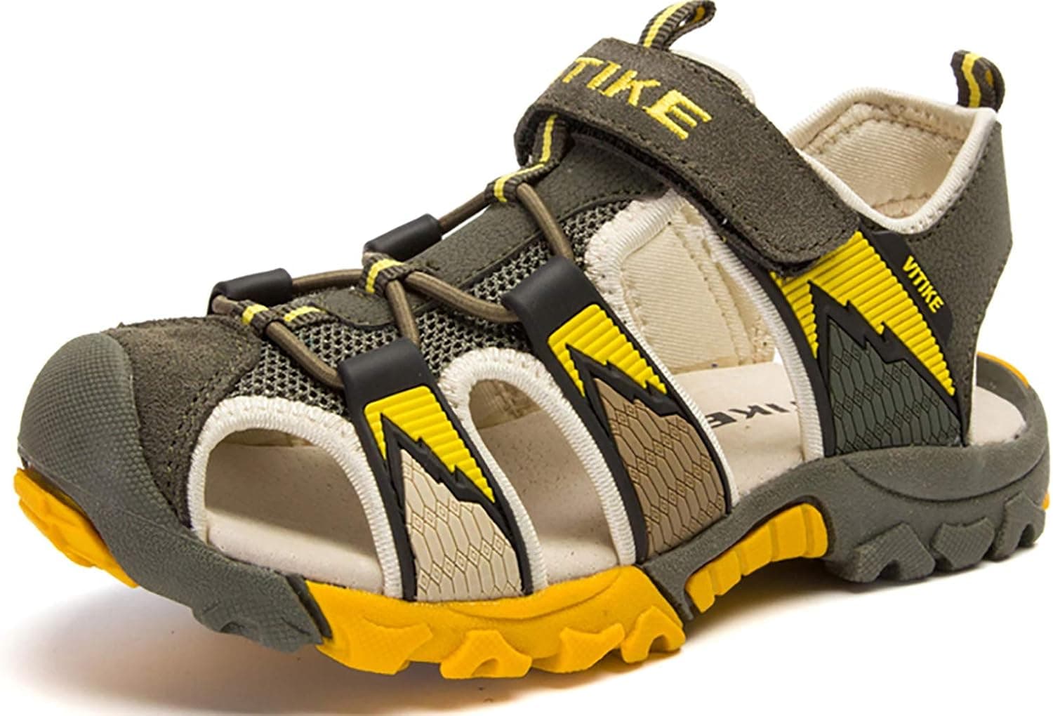 Littleplum Boys Sandals Closed Toe Toddler Sport Sandals Little Kid Summer Shoes for Big Kid Walking Hiking Outdoor
