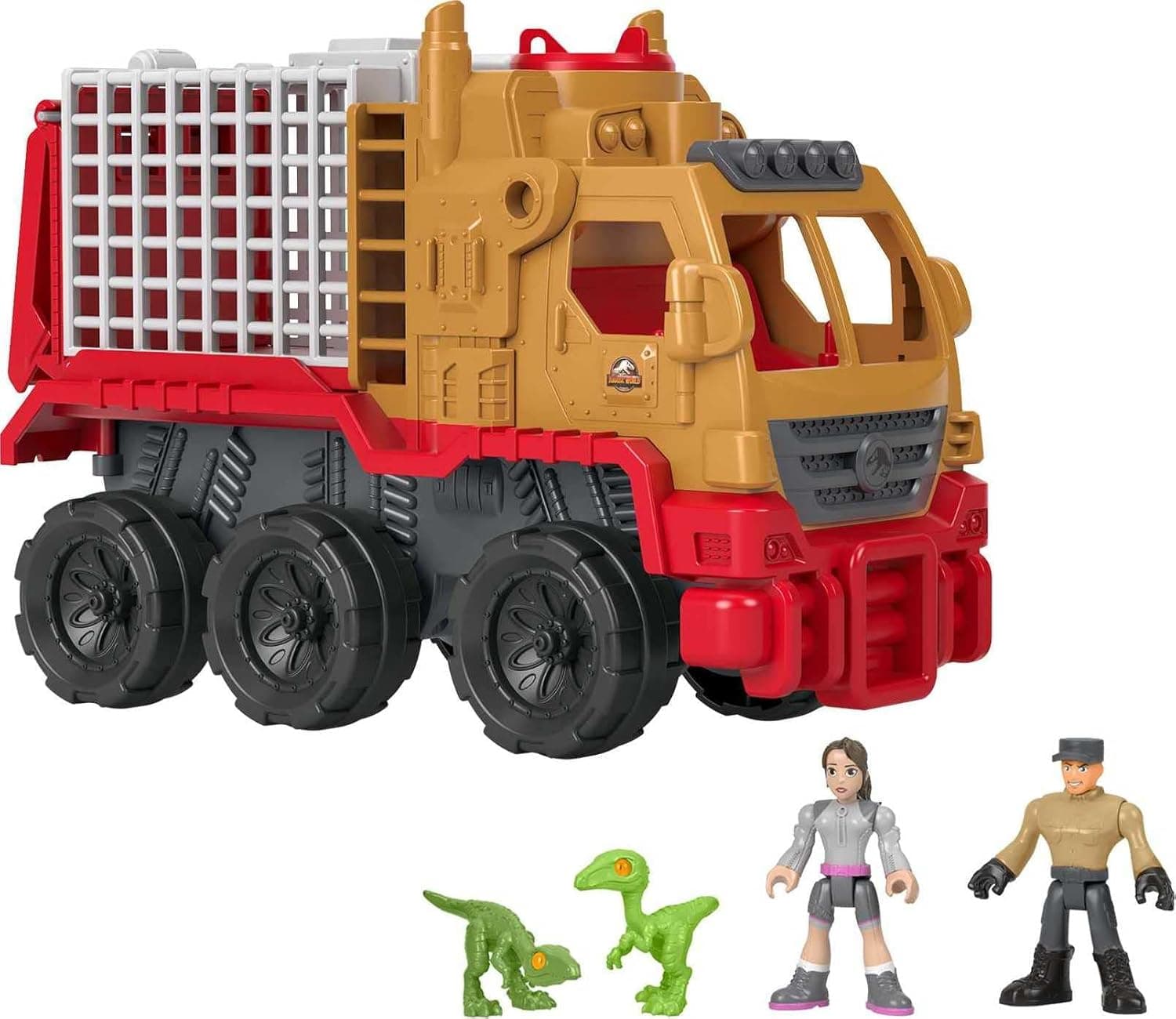 Jurassic World Toys Jurassic World Camp Cretaceous Toys Dinosaur Hauler Vehicle & Yaz Poseable Figure for Preschool Kids Ages 3+ Years