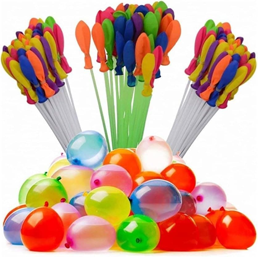 JATEN for Zuru Bunch O Balloons Instant 100 Self-Sealing Water Balloons Complete Gift Set Bundle, 3 Packs（300 Balloons Total）