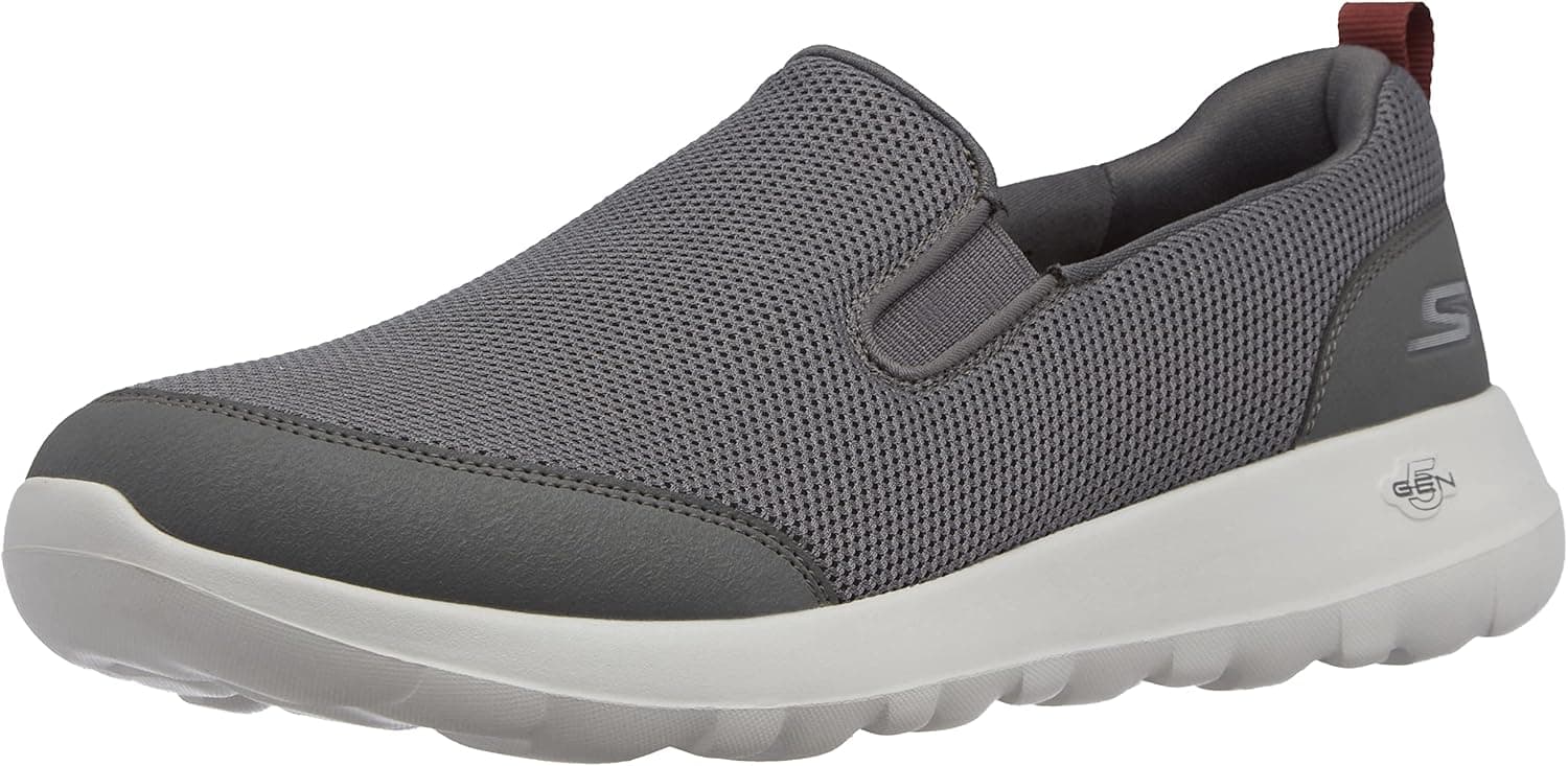 Skechers Men's Go Max Clinched-Athletic Mesh Double Gore Slip on Walking Shoe