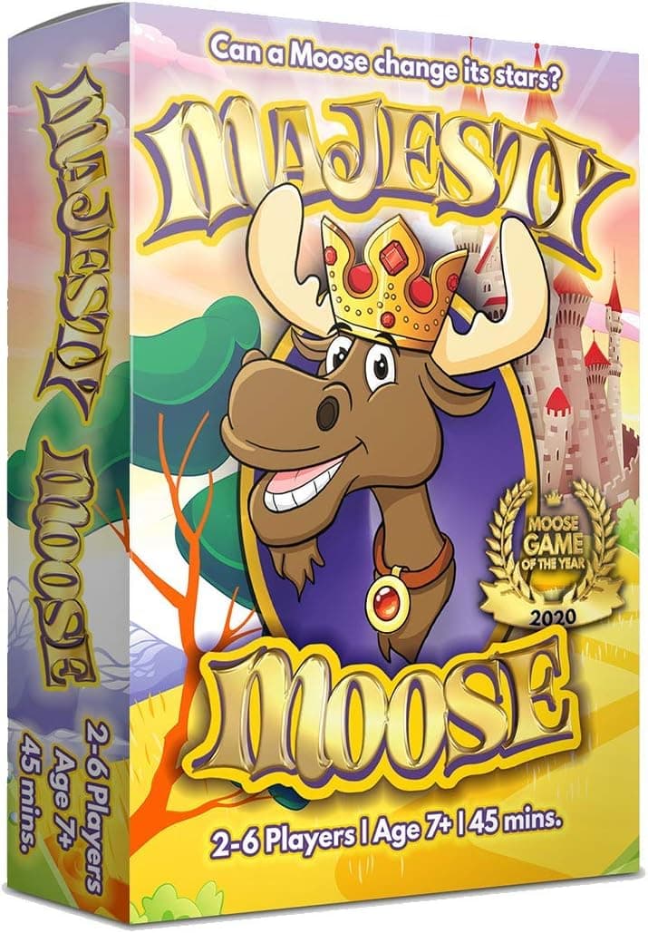 Majesty Moose Family Card Game - Funny Trick-Taking Card Games for Adults and Teens 12+ | Royal Party Game Night for 2 Players to 10 Players | Bonus Access to Online Game