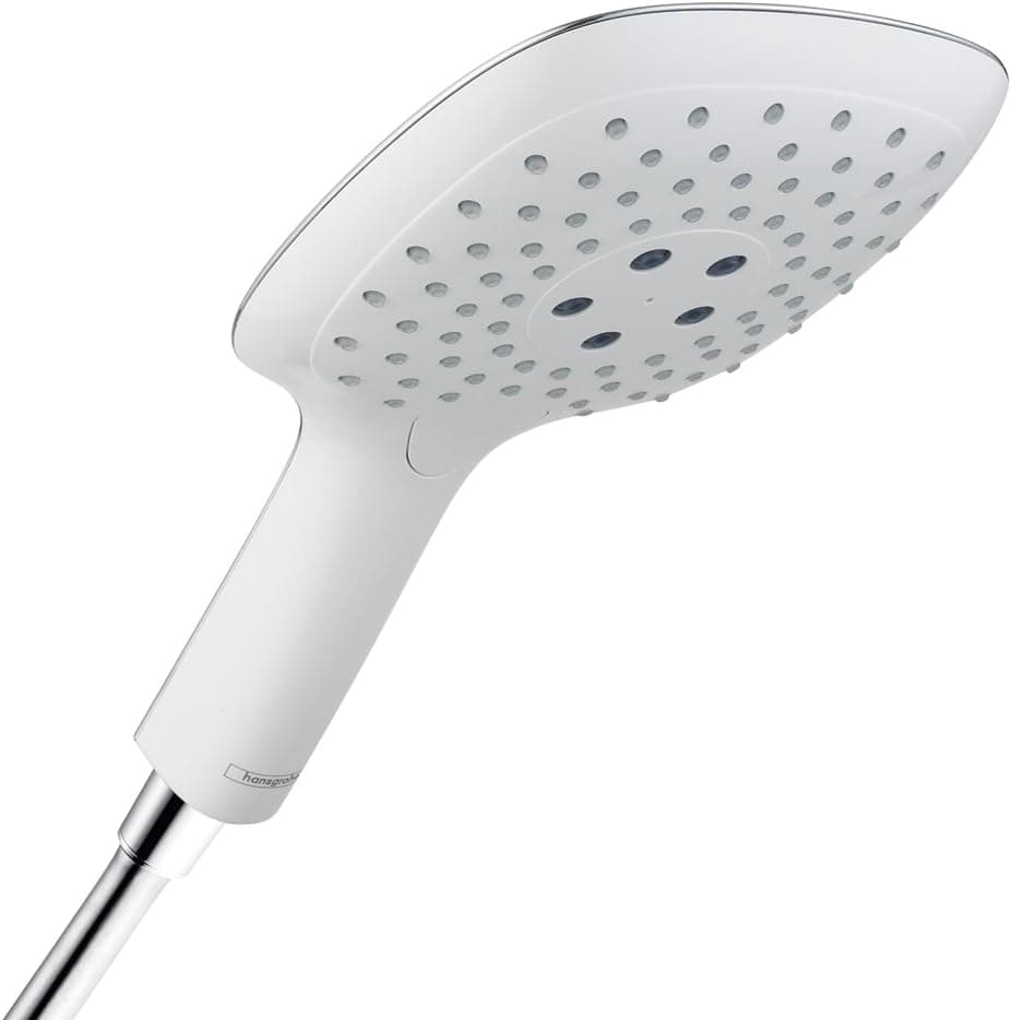 hansgrohe PuraVida Easy Install 6-inch Handheld Shower Head Avantgarde 3 CaresseAir, RainAir, Mix 28557401