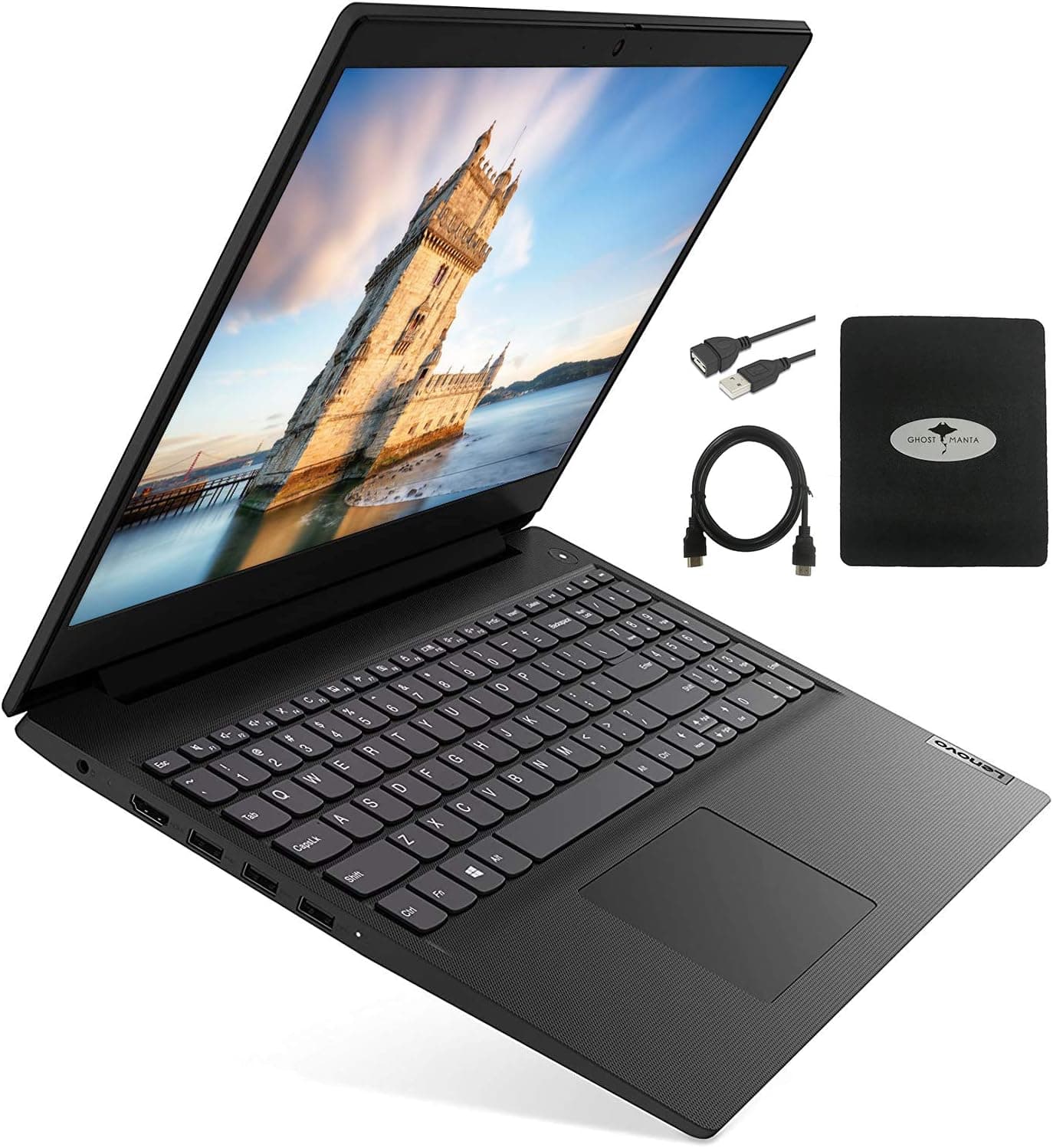 2020 Newest Lenovo IdeaPad 3 15.6" HD Laptop for Business and Student, AMD Ryzen 3 3250U(Beat i7-7600u), 20GB RAM, 512GB NVMe SSD, HDMI WiFi, Windows 10 w/GM Accessories