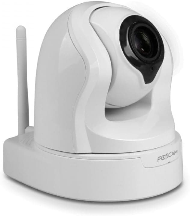 Foscam FI9826PW Plug and Play 1.3 Megapixel, 1280 x 960 Pixels, 3x Optical Zoom, H.264 Pan/Tilt Wireless IP Camera (White)